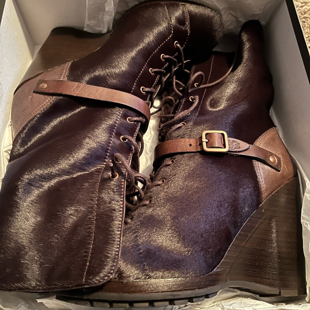 UGG collection wedge ankle boots